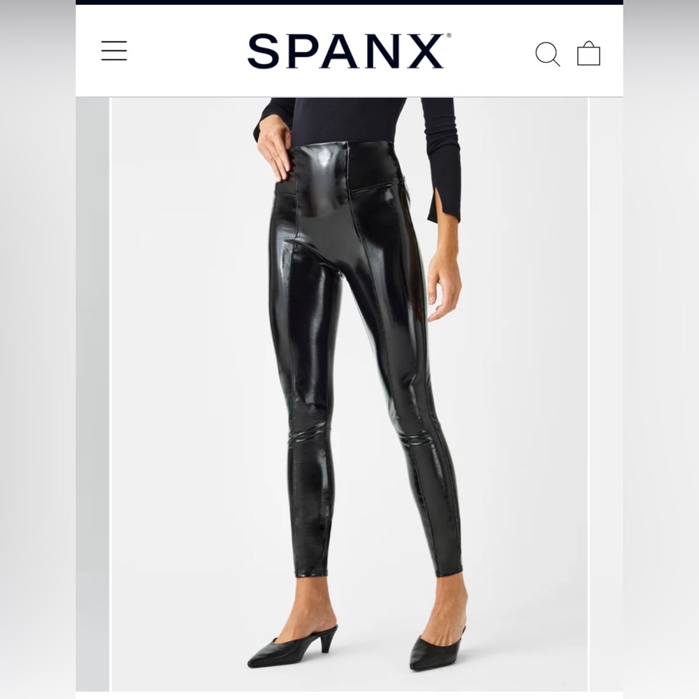 SPANXshape™ Faux Leather
Patent Leggings size small